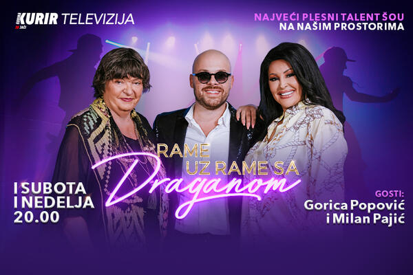 ROLERKOSTER EMOCIJA I SPEKTAKULARNI NASTUPI! Ne propustite novu epizodu šoua "Rame uz rame sa Draganom" od 20h