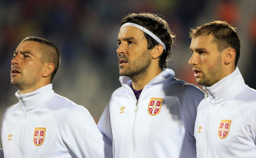 Aleksandar Kolarov, Vladimir Stojković i Branislav Ivanović