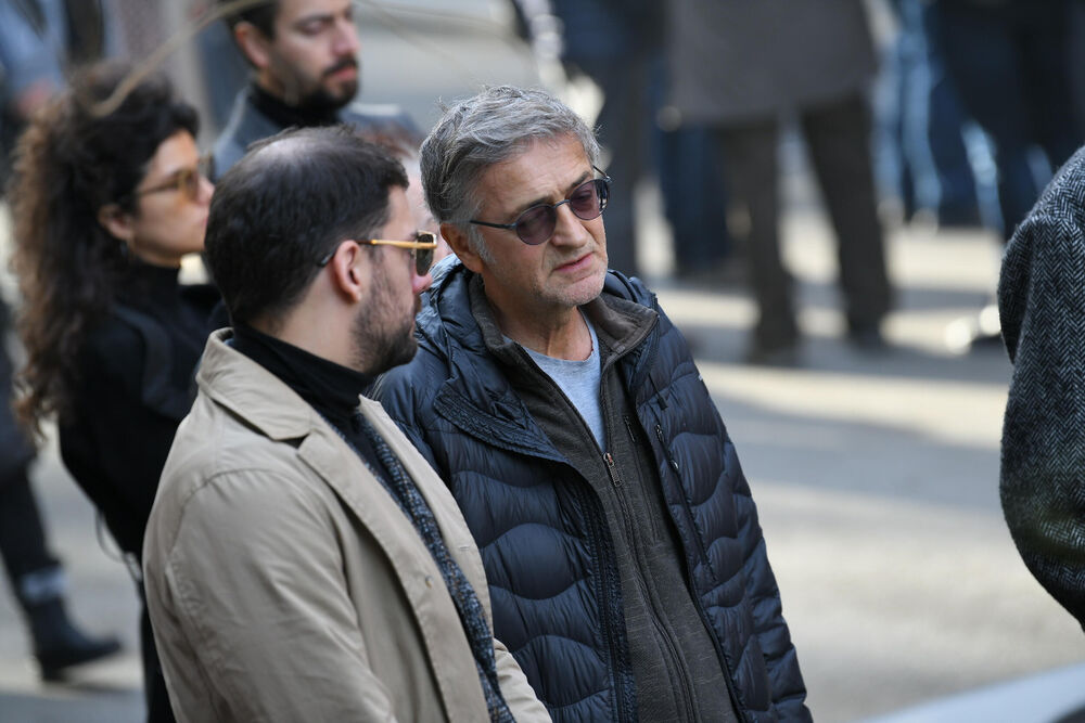 Zoran Cvijanović na kremaciji Žarka Lauševića