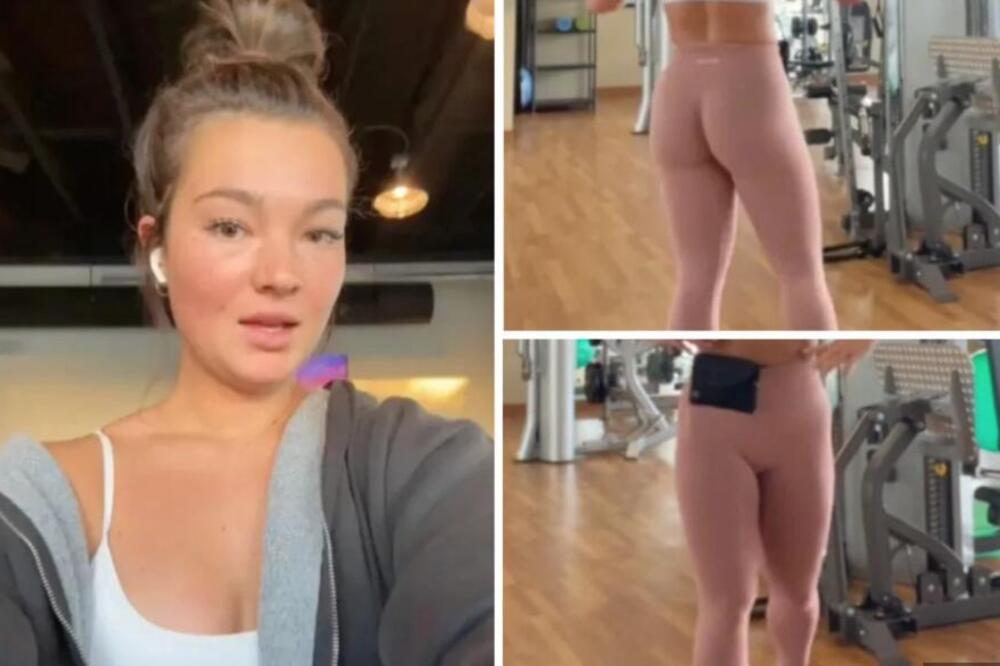 UTEGLA SE U HELANKE PA ZAUZELA POZU: Muškarci nisu skidali pogled sa nje, neki su bili PRED INFARKTOM (VIDEO)