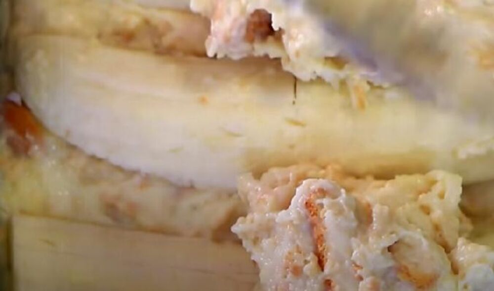 Banane u filu sa pudingom