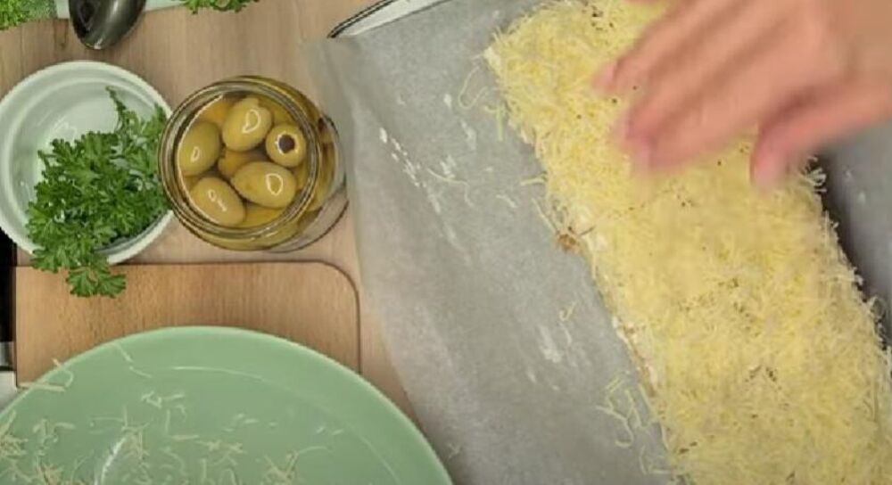 Kačkavalj preko slane torte