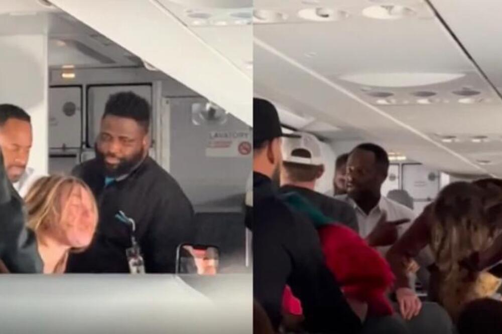 DRAMA U AVIONU! Žena vrištala, PELA SE NA SEDIŠTA, ljudi gledali ŠTA RADI SA...