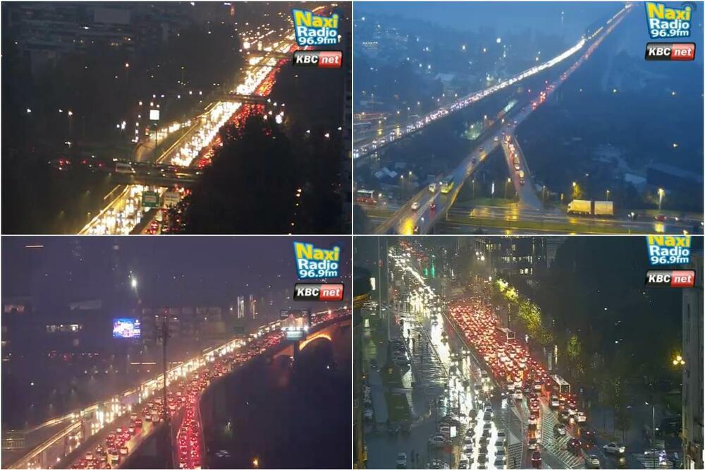 GUŽVA U BEOGRADU KAO DA JE PETAK: Kolone vozila mile po gradu, evo gde je NAJKRITIČNIJE (FOTO)