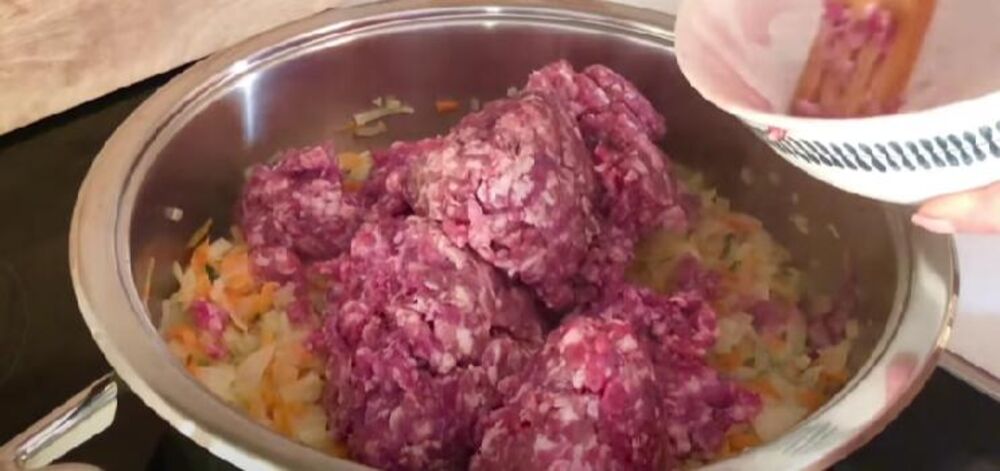 Mleveno meso u šerpi