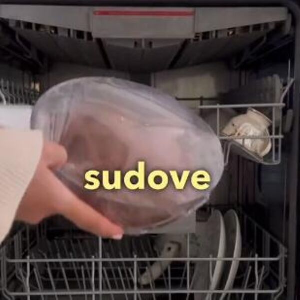 UBACILA TESTO U MAŠINU ZA SUDOVE I PUSTILA PROGRAM: Kad je izvukla ŠOKIRALA SE i vi morate da ISPROBATE OVAJ TRIK