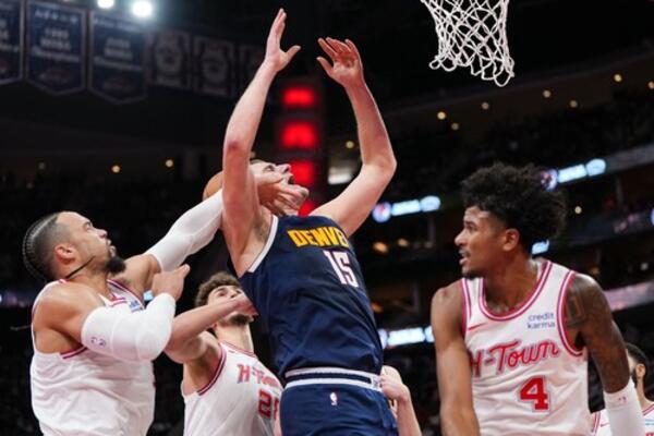 MONSTRUOZNI JOKIĆ I MIZERNI DENVER: Nikola igrao sâm, Marjanovićev Hjuston uništio Nagetse! (VIDEO)