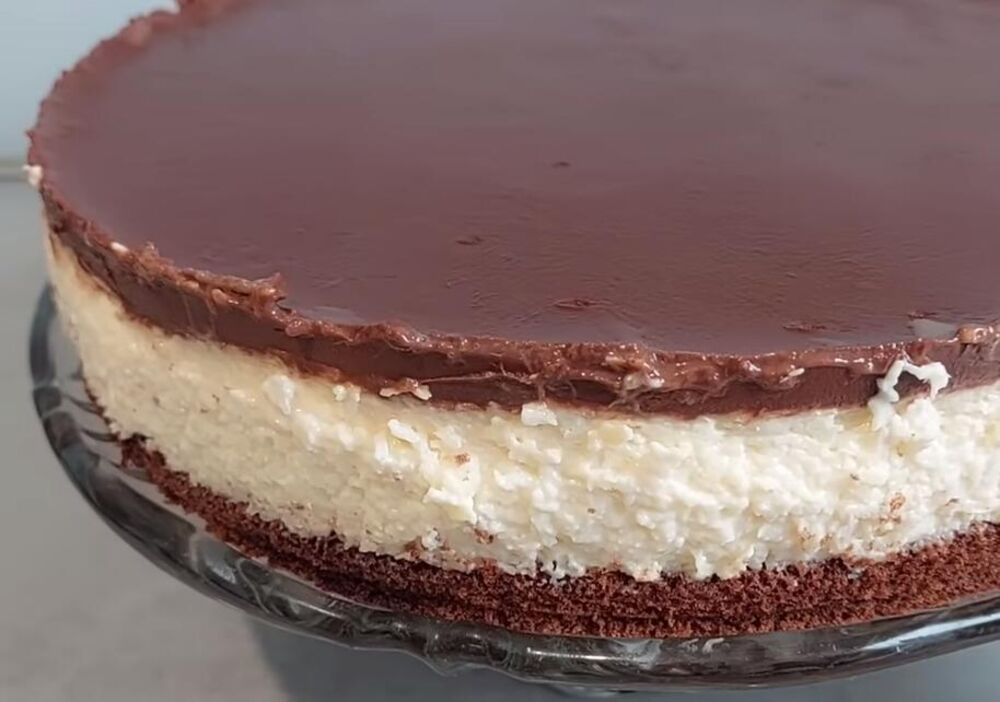 Krem torta sa kokosom, Torta