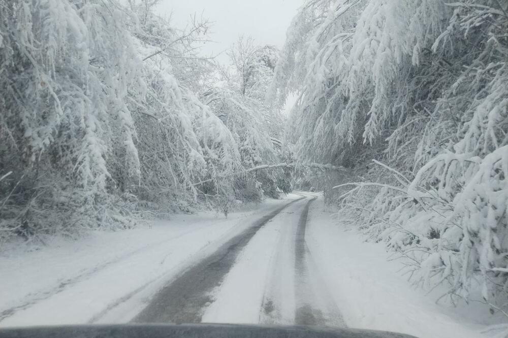 U OVIM DELOVIMA SRBIJE JE I DALJE VANREDNA SITUACIJA: Sneg napravio HAOS, bez struje 200 domaćinstava kod Knjaževca