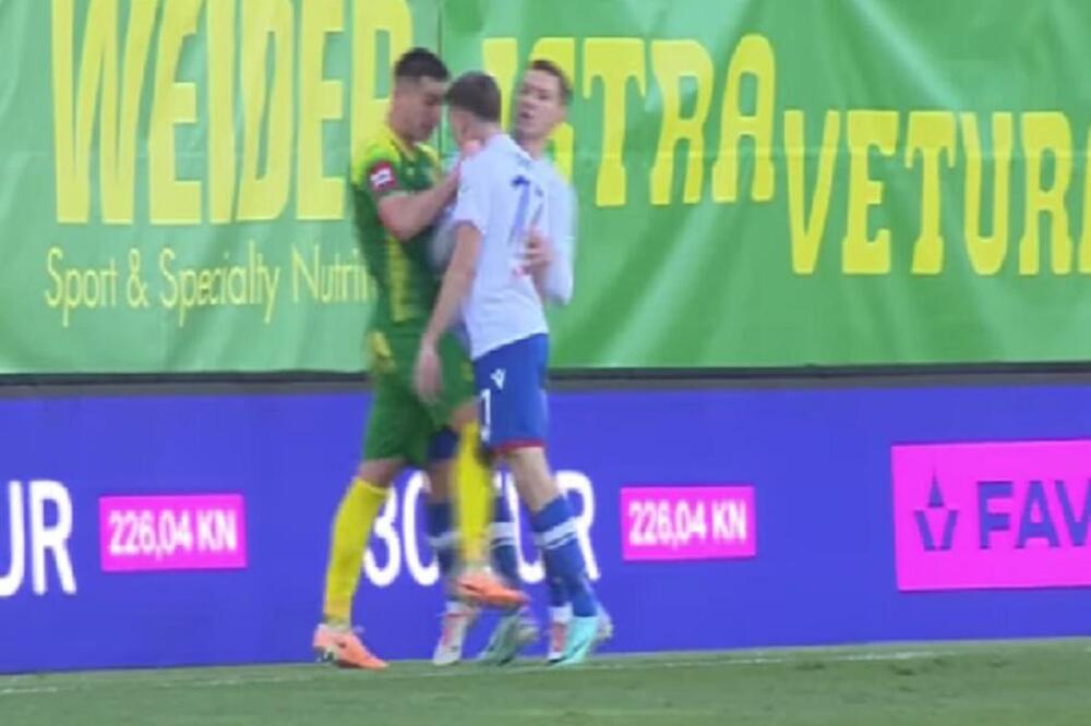 REPREZENTATIVAC TZV. KOSOVA NAPAO SRBINA! Haos na gostovanju Hajduka u Puli (VIDEO)