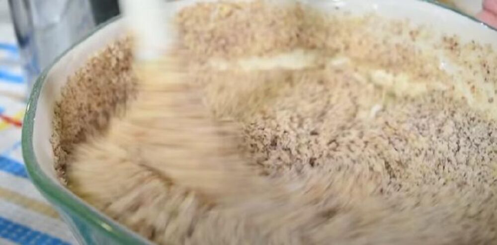 Orasi u smesu za kolač 