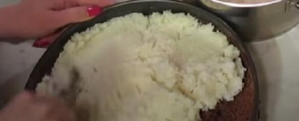 Filovanje posne baunti torte