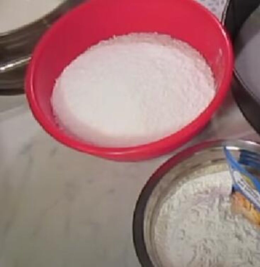 Sastojci za posnu baunti tortu