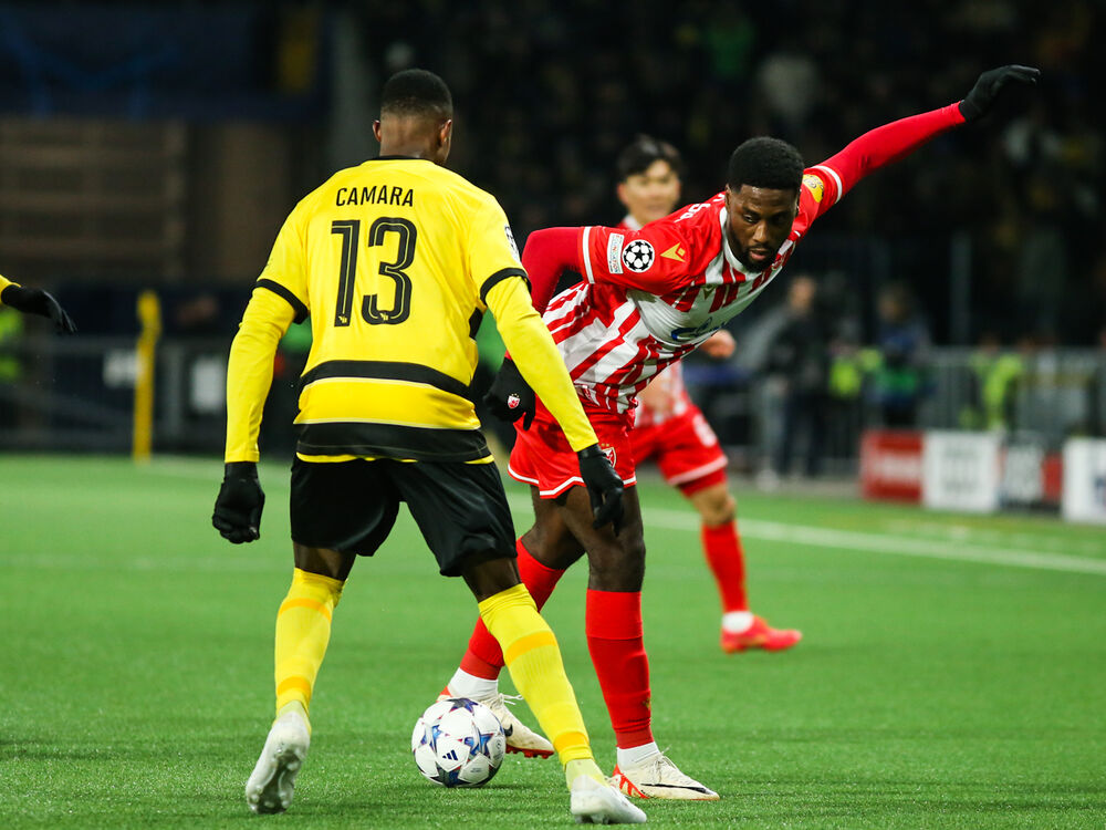 Žan-Filip Kraso na utakmici Jang bojsa i Crvene zvezde