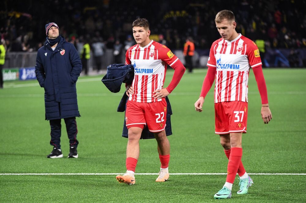 Jovan Mijatović i Vladimir Lučić posle utakmice Jang bojsa i Crvene zvezde