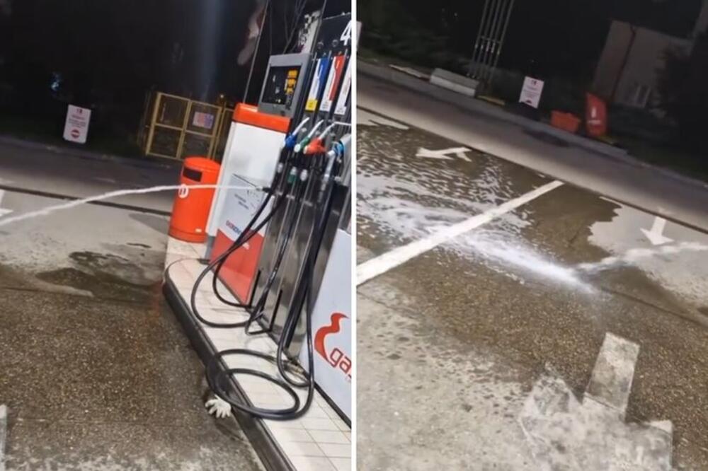 "DOK ON NAĐE RUČKU, NEKO BACI PIKAVAC I...": Zbog prizora na pumpi u Beogradu nastala OPŠTA PANIKA! (VIDEO)
