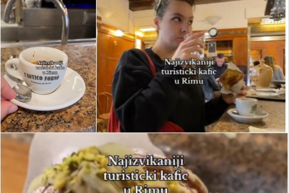 BOJANA U RIMU UZELA KROASAN I KAFU, PA JE "ODRALI": Nije znala 1 STVAR, nemojte da se i vama OVO DESI! (VIDEO)