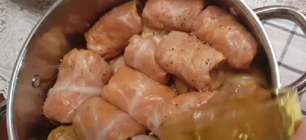 Posna sarma sa orasima u šerpi