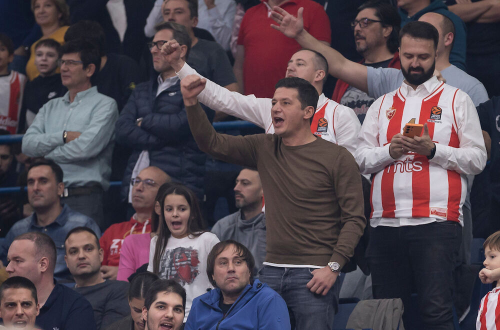 Marko Pantelić na tribinama