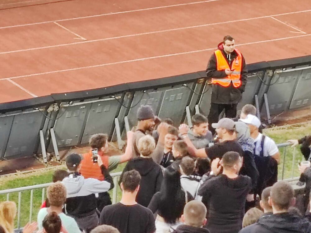 Kaboklo na stadionu Partizana