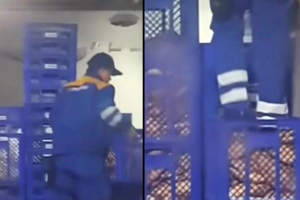 SNIMAK RADNIKA KAKO GAZI PO HLEBU ZGROZIO REGION: Prizor RAZBESNEO Hrvate, a evo šta kaže PROIZVOĐAČ (VIDEO)