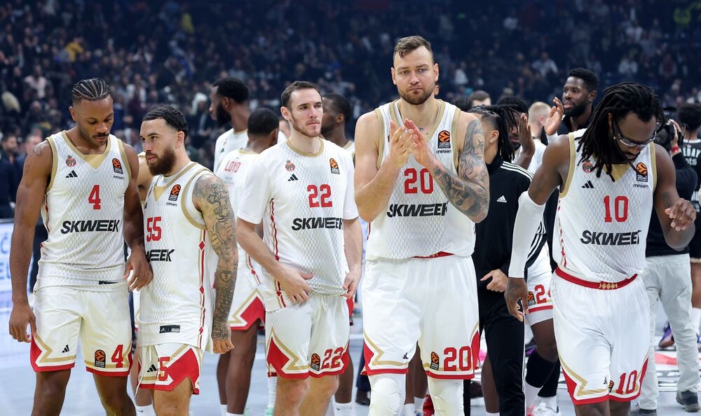 Košarkaši Monaka posle meča sa Partizanom u Beogradu