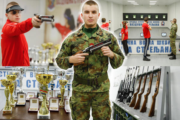 KRUŠEVLJANIN LUKA MILOŠEVIĆ JE PONOS SRBIJE: Učenik vojne škole je osvojio više od 80 MEDALJA U STRELJAŠTVU! (FOTO)