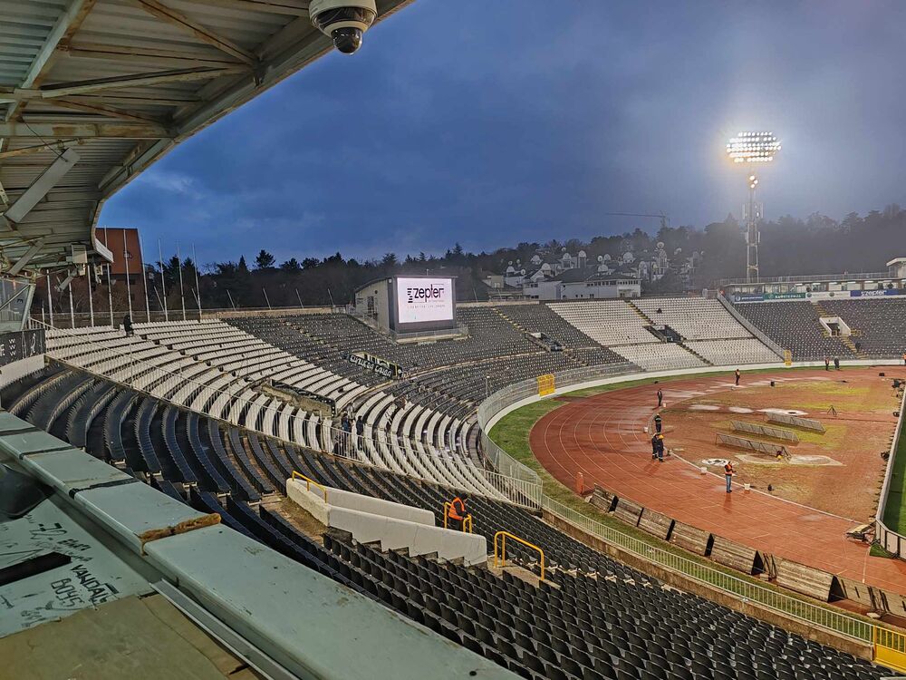 Detalj sa utakmice Partizana i Grafičara