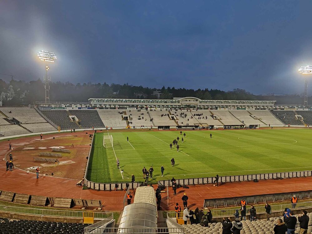 Detalj sa utakmice Partizana i Grafičara