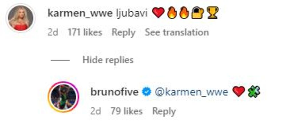 Bruno Kaboklo, Karmen Petrović