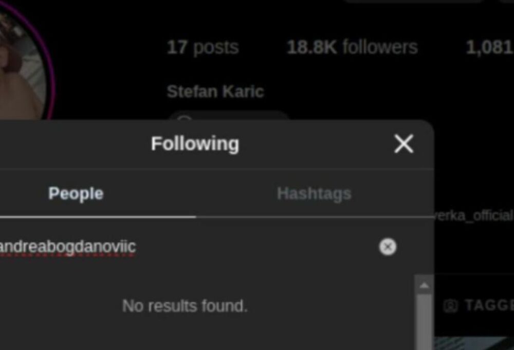 Oni se više ne prate na Instagramu