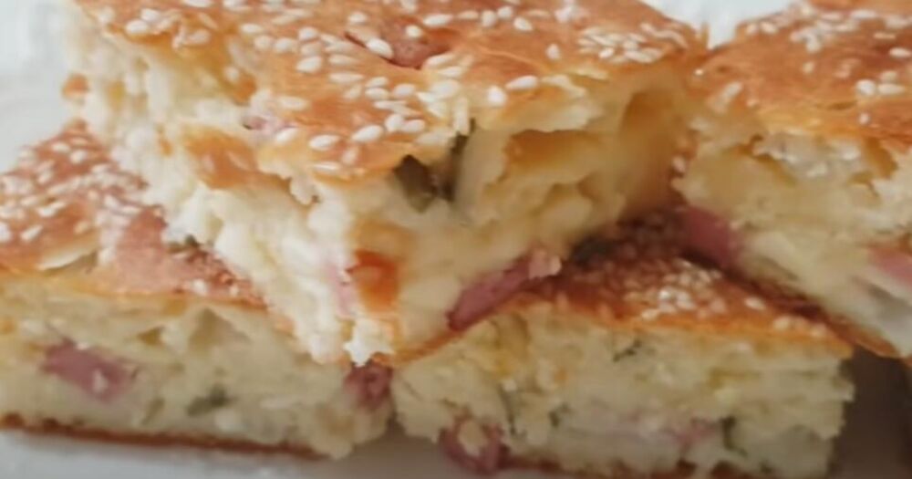 Isečena carska pita sa ajvarom