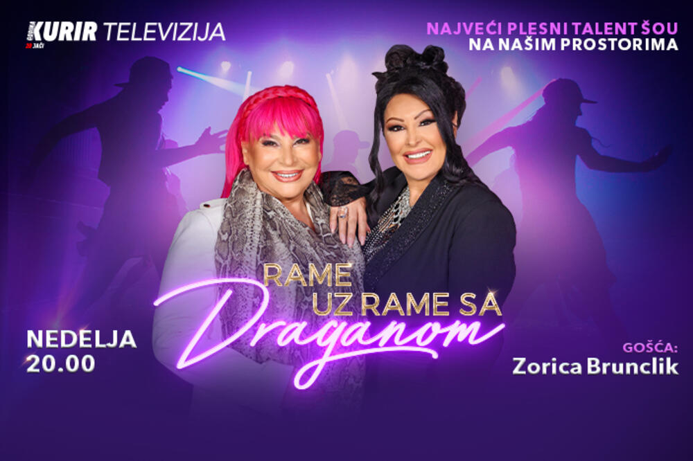 LEGENDA NARODNE MUZIKE ZORICA BRUNCLIK U ŽIRIJU SPEKTAKULARNOG TAKMIČENJA! "Rame uz rame sa Draganom" danas u 20h