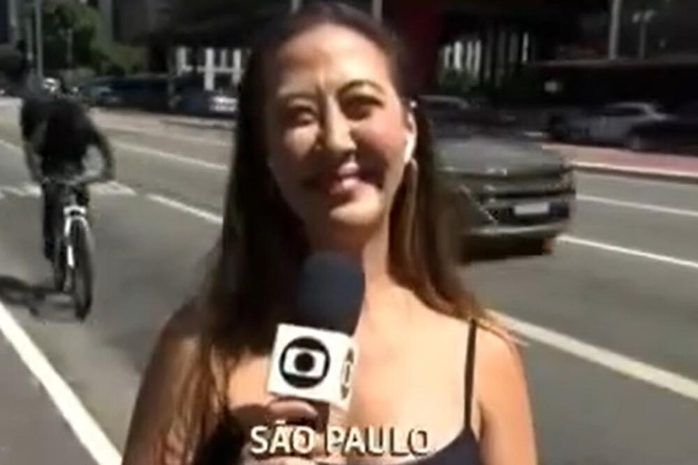 PLJAČKA NA TELEVIZIJI UŽIVO: Reporterka nije znala šta je snašlo, samo je OVO URADIO RUKOM i nestao u sekundi!