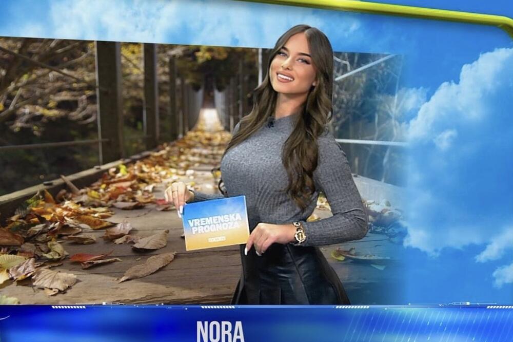 DA LI JE OVO NAJVRELIJA VODITELJKA VREMENSKE? Kažu da je ista SRPSKA SNAJKA, a njen MINIĆ sklanja i KIŠNE OBLAKE
