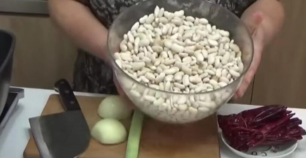 Sastojci za pasulj za svetog Nikolu