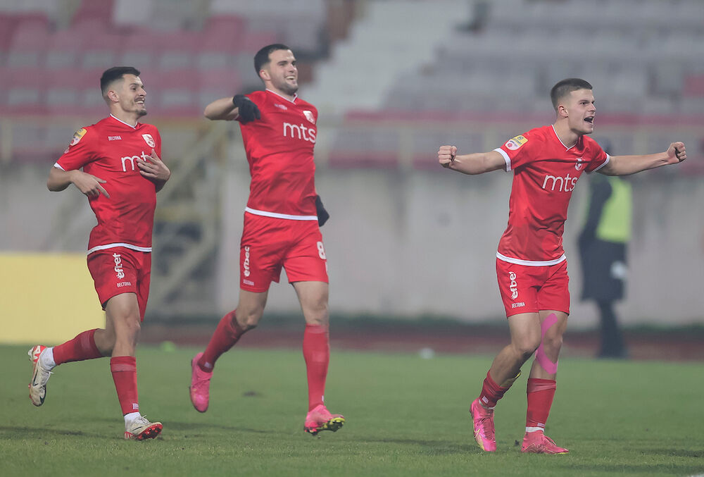 Slavlje fudbalera Radničkog iz Niša