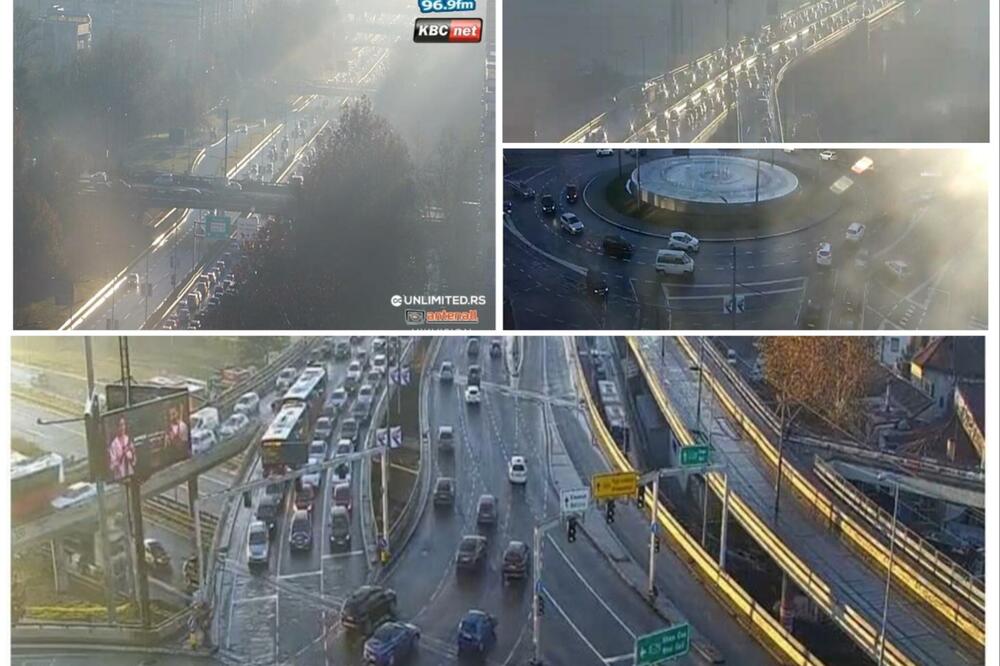 KOLAPS NA GAZELI OD RANOG JUTRA: Kolone i na PLAVOM MOSTU, u ovim delovima Beograda su NAJVEĆE GUŽVE!