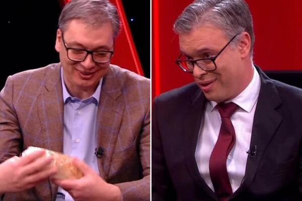 VUČIĆ SA DVOJNIKOM U EMISIJI "AMI G SHOW": Predsednik potezom IZNENADIO SVE