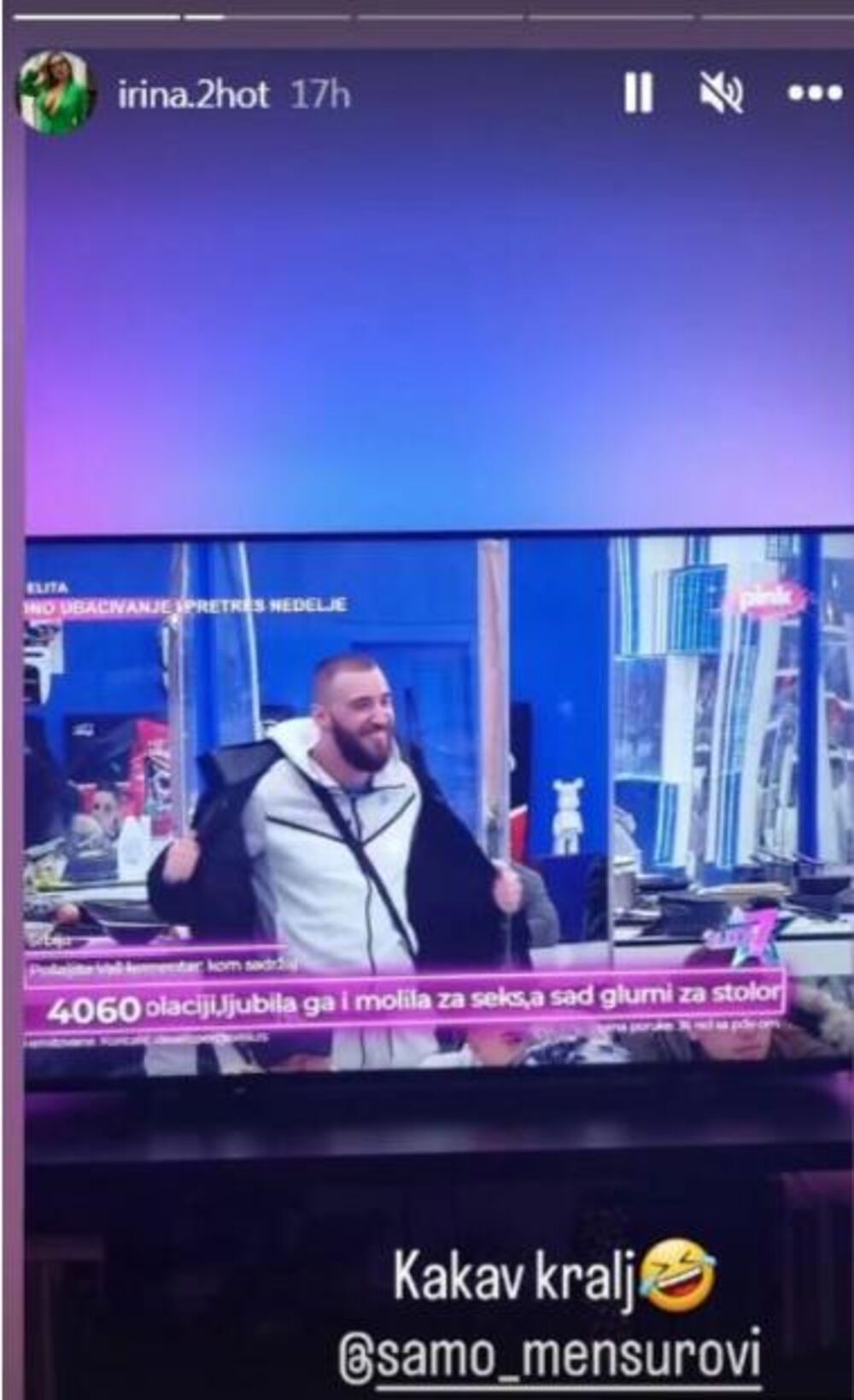 Irina 2 Hot pohvalila Mensura