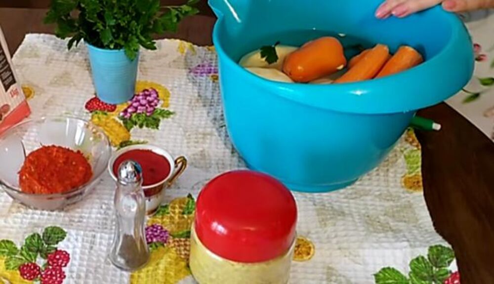 Sastojci za posni paprikaš monaha sa Hilandara