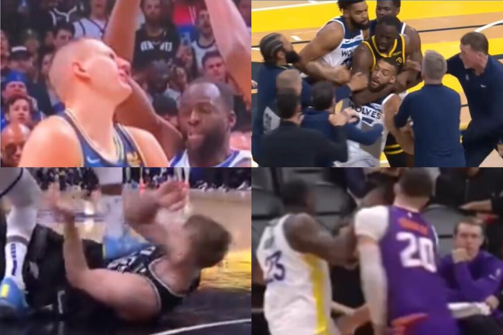 BIJE SAMO EVROPLJANE? Drejmond Grin ubo PRSTOM U OKO Jokića, GAZIO Sabonisa, DAVIO Gobera, ODALAMIO Nurkića (VIDEO)