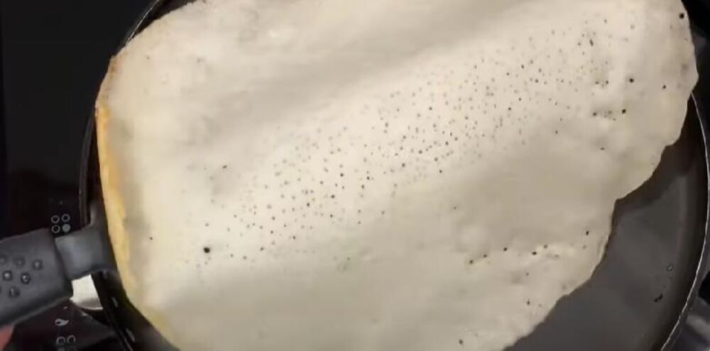 Prženje posnih palačinki