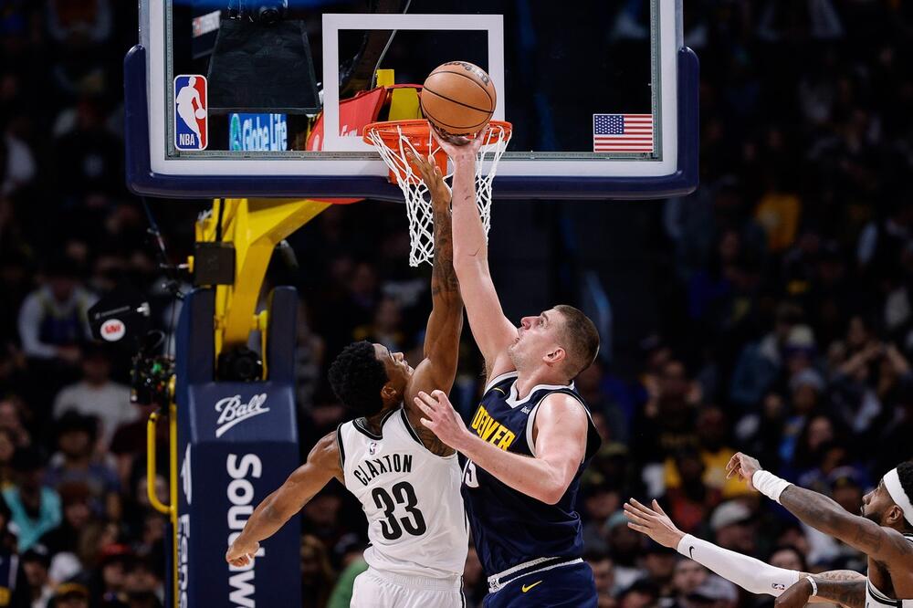JOKIĆ SE VRATIO U STILU: Nikolin istorijski TRIPL-DABL, Denver zgazio Bruklin! (VIDEO)