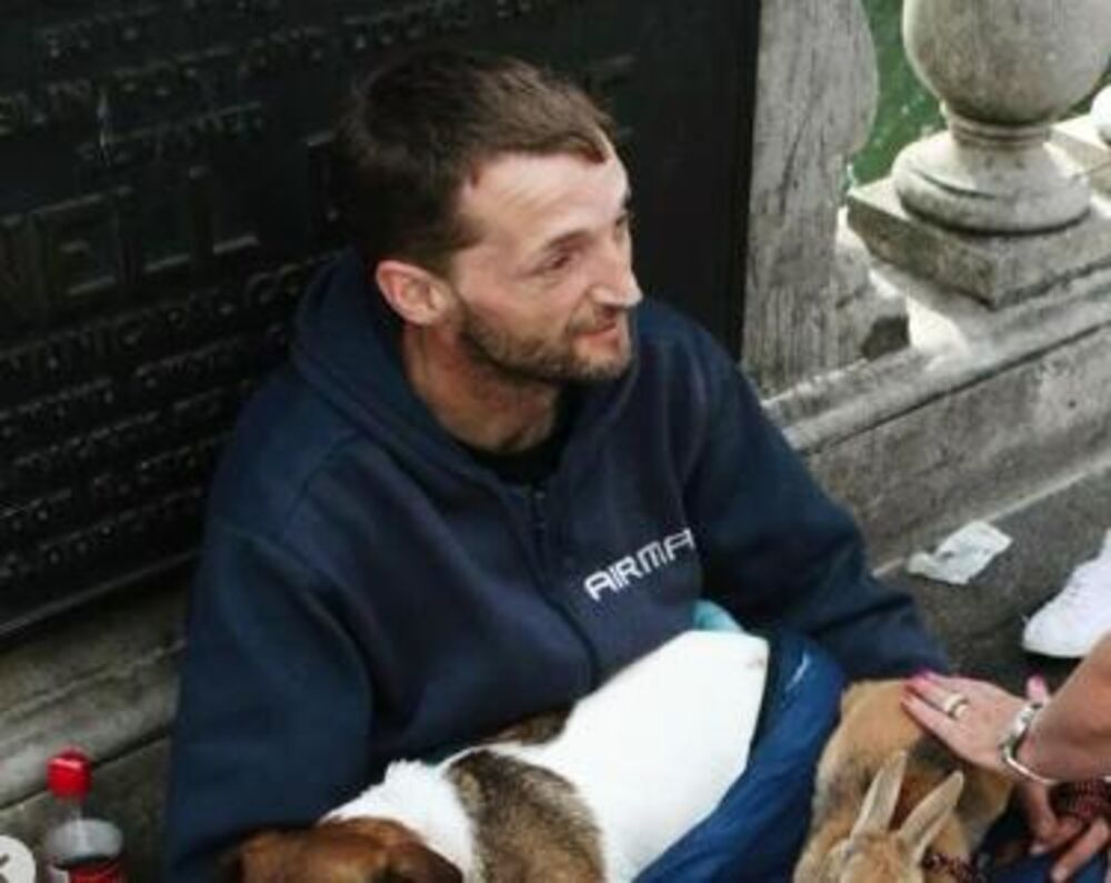 Beskućnik, ilustracija