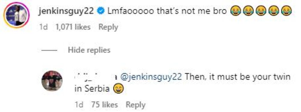 Navijač Crvene zvezde, Lažni Čarls Dženkins