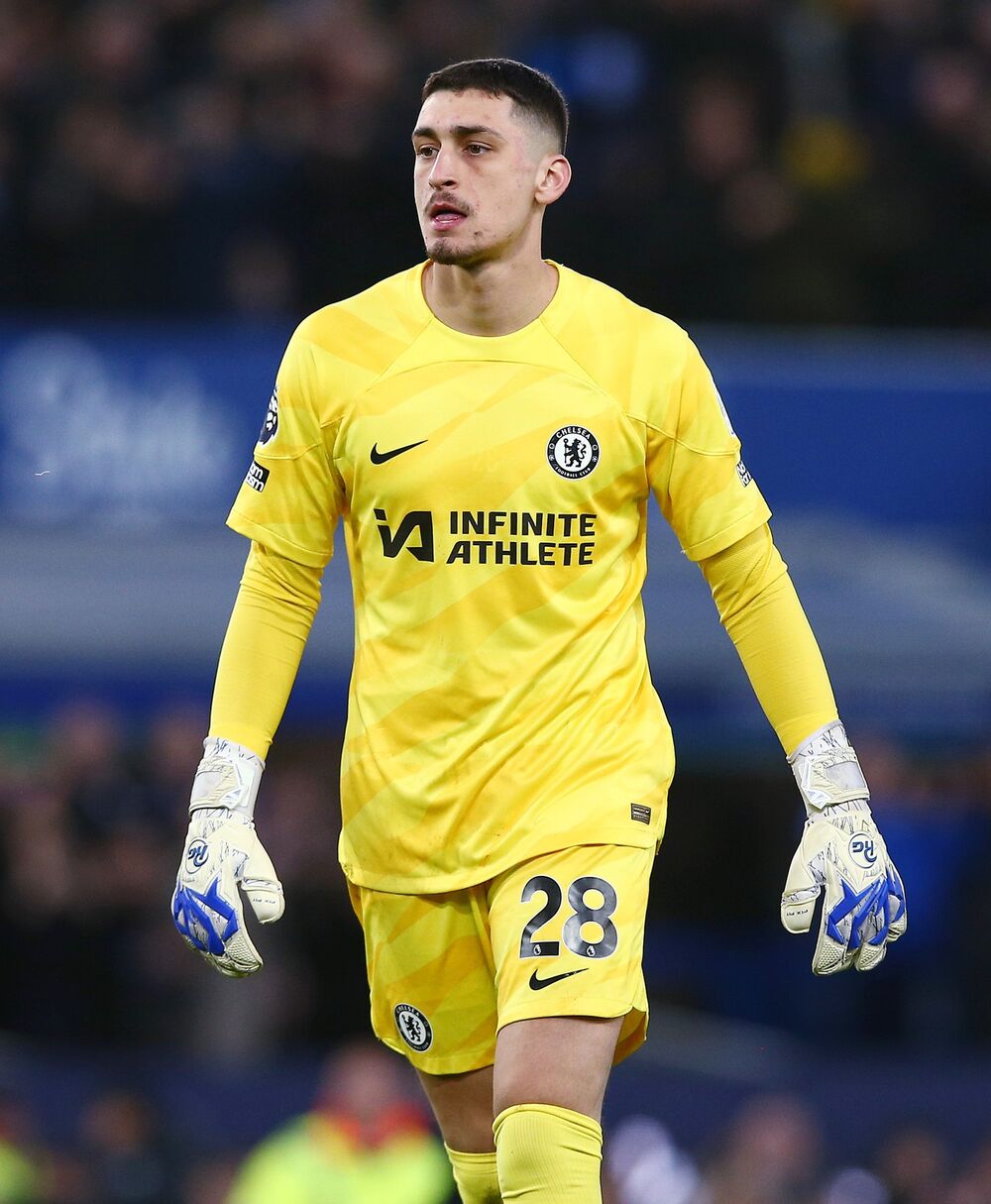 Đorđe Petrović na utakmici protiv Evertona