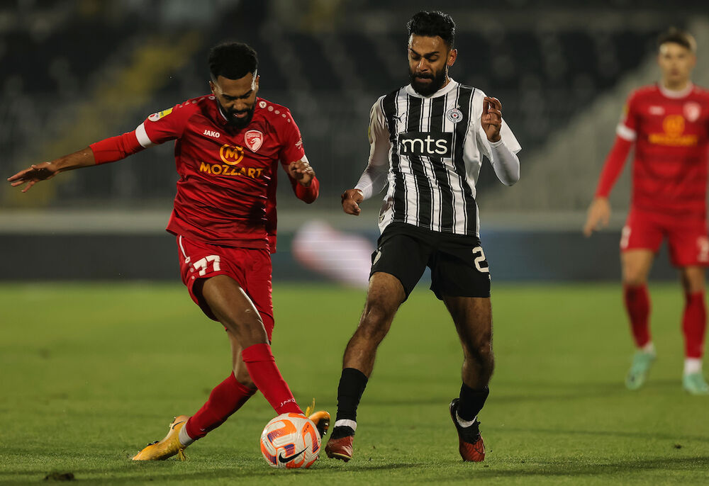 Detalj sa utakmice Partizana i Radničkog iz Kragujevca