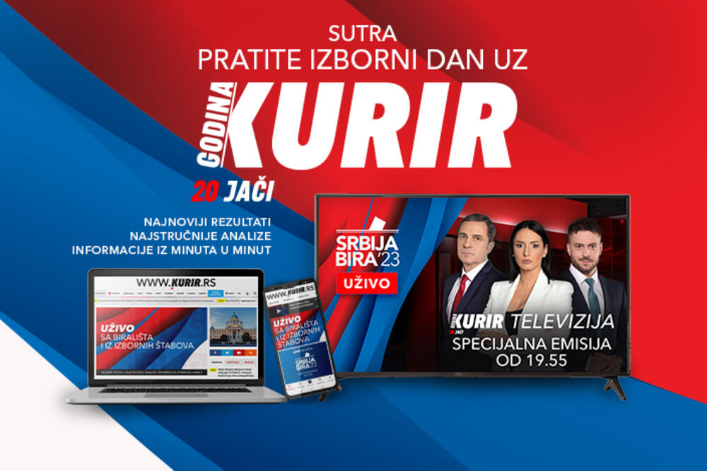 GLEDAJTE DANAS SPECIJALNU EMISIJU "SRBIJA BIRA 2023" NA KURIRU! Saznajte najvažnije informacije uz stručne analize