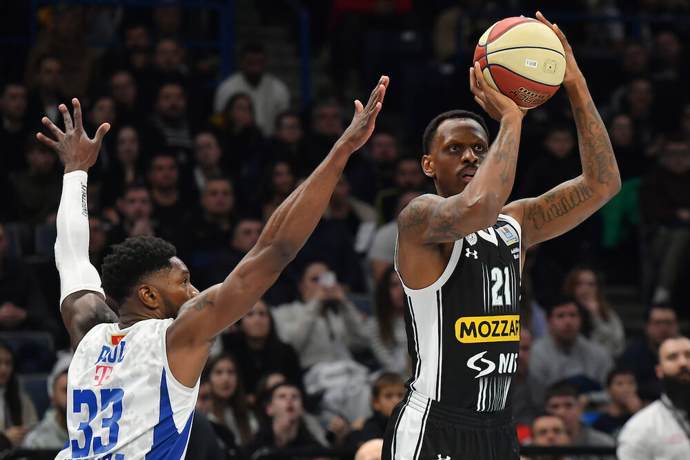 Detalj sa utakmice Partizana i podgoričke Budućnosti